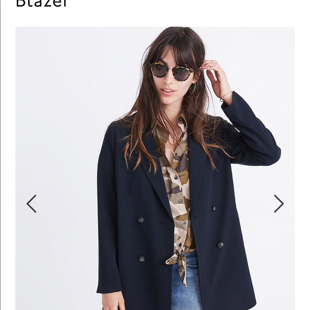 Madewell double breasted blazer NWOT